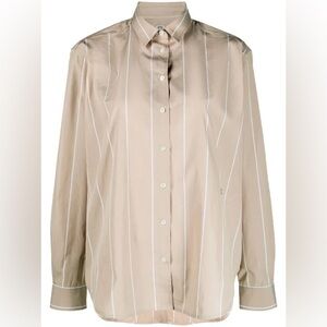 TOTEME Cotton Stripe Button Down